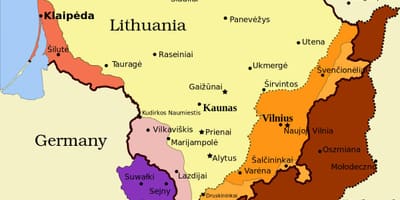 Քարտեզի կաունասի, Լիտվա
